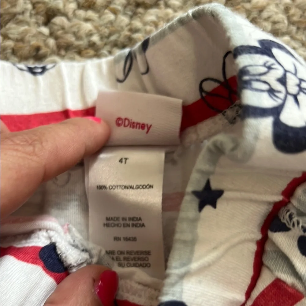 Disney Red and White Diaper Covers with Mickey Mouse Design
